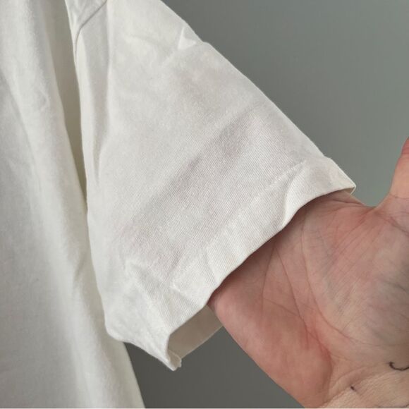 Vintage Single Stitch Graphic Tshirt Potawatomi Home Coming White Black Size XXL - Picture 3 of 9